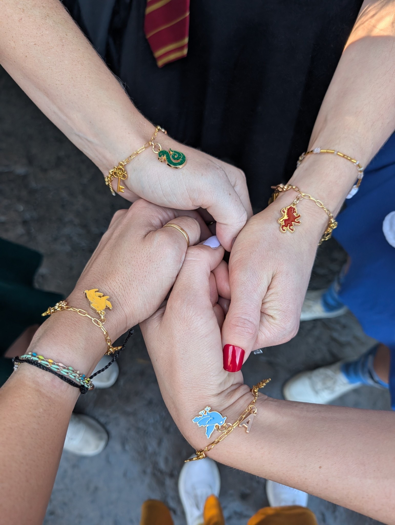 Girls Trip to Universal Studios/Harry Potter World gift bracelets ❤️💙💚💛 loved making these and you could theme them to any trip or girls night! 

#LTKTravel #LTKGiftGuide