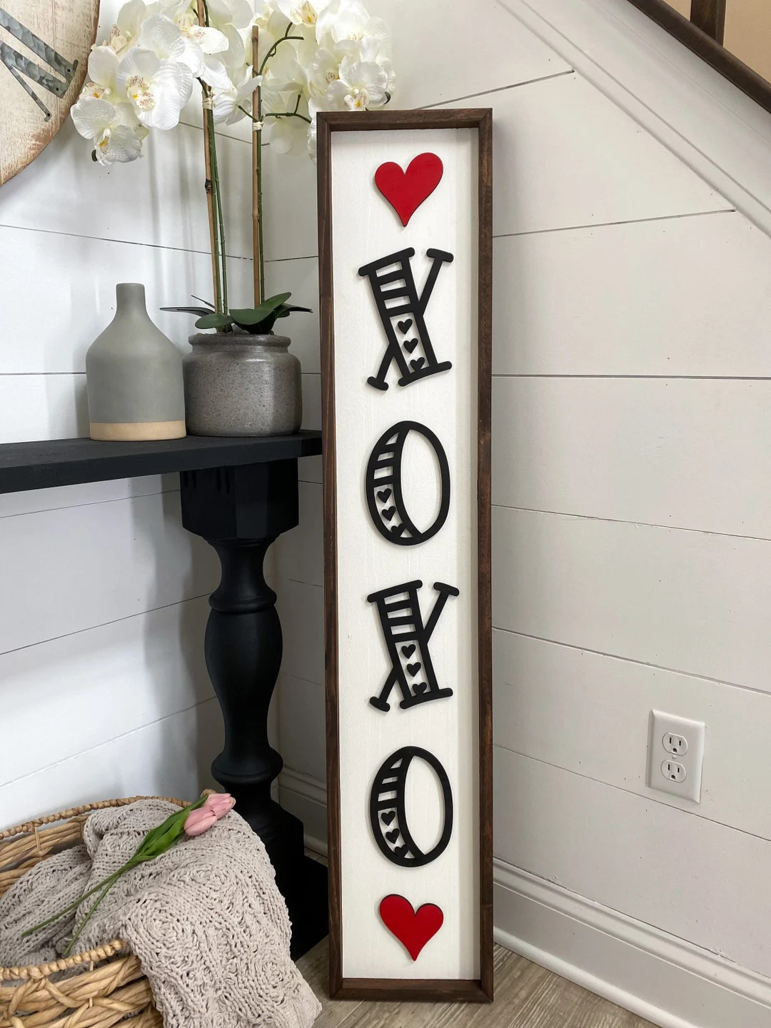 Valentine's Day Porch Sign | XOXO Porch Sign | Valentine's Wood Sign | Valentine's Day Decor | He... | Etsy (US)