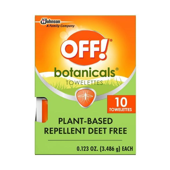 OFF! 10ct Botanicals Insect Repellent Towelettes | Target