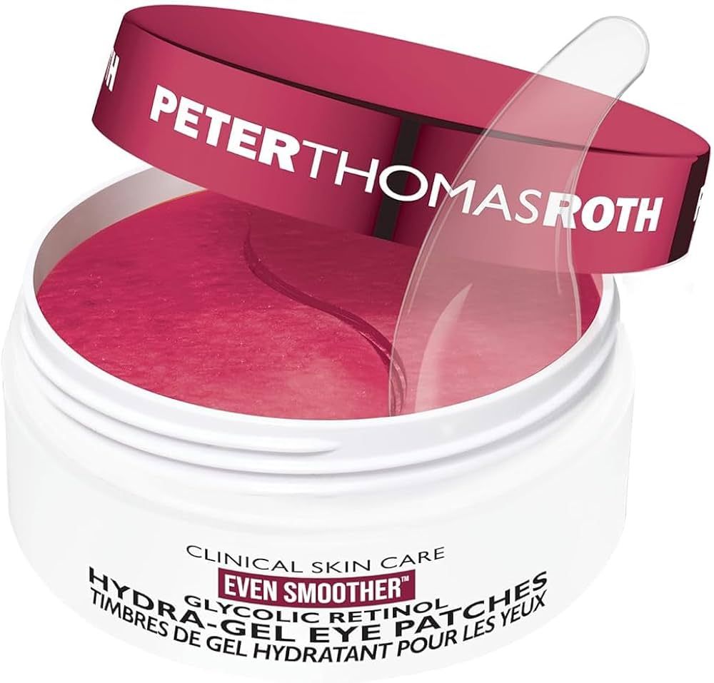 Peter Thomas Roth | Even Smoother™ Glycolic Retinol Hydra-Gel Eye Patches, Under-Eye Patches Wi... | Amazon (US)