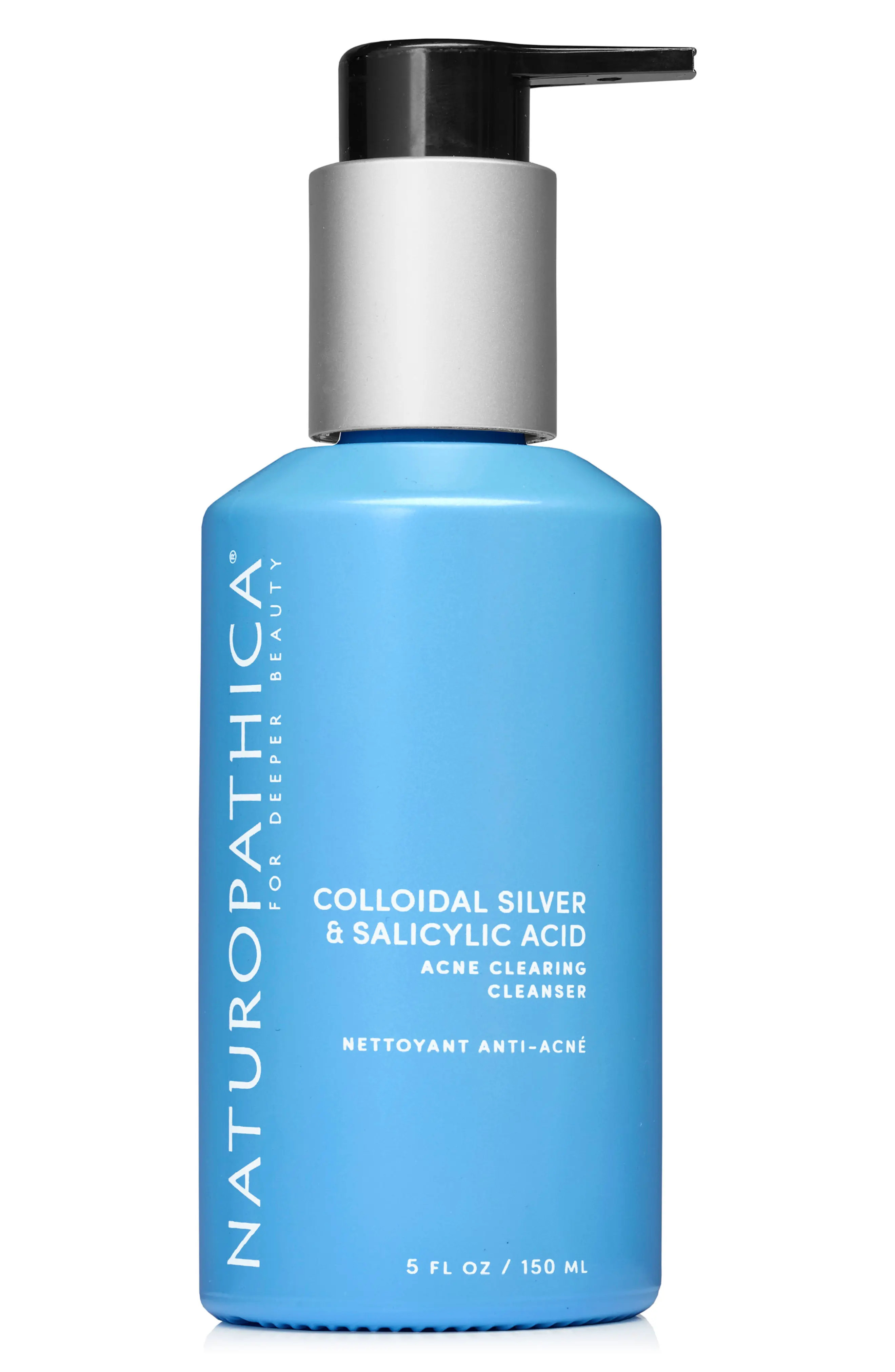 Naturopathica Colloidal Silver & Salicylic Acid Acne Clearing Cleanser, Size 4.7 oz | Nordstrom