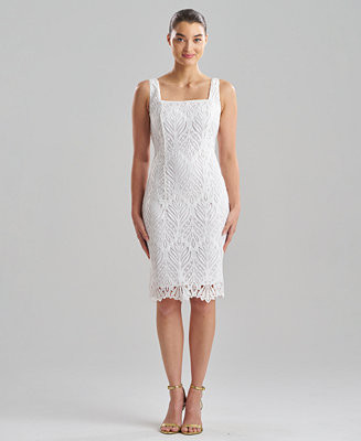 Women's Leaflet Lace Square Neck Dress | Macy's
