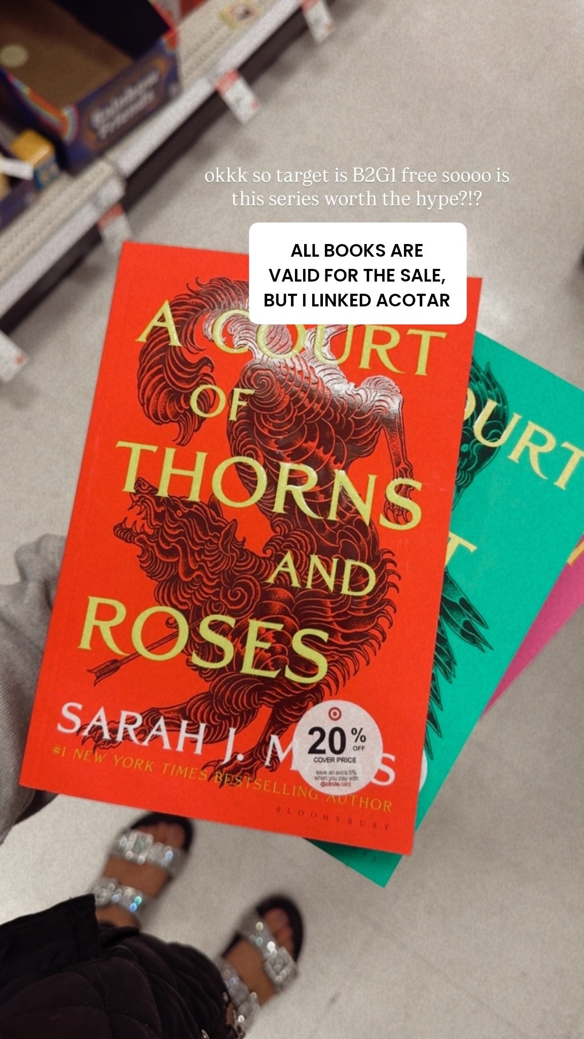 okkk so target is B2G1 free soooo is this series worth the hype?!? alllll the books are part of the buy 2 get 1 free at #target but i finally bit the bullet and went with acotar 👀 what would you grab??

#LTKFindsUnder50 #LTKSaleAlert
