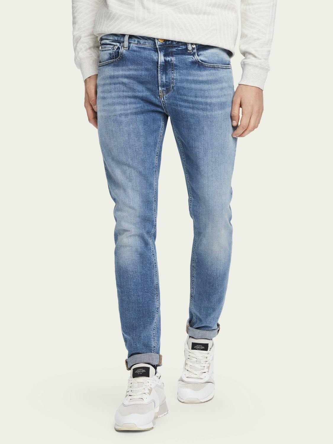 Skim - Silver Ripple  Super slim jeans
    
        | Men | Scotch & Soda (US)