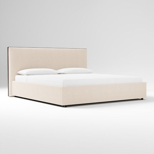 Schaefer Wood Trim Low Profile Bed | West Elm (US)