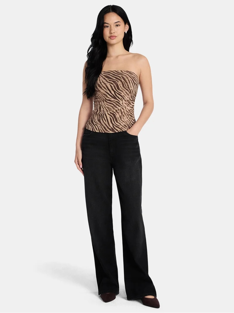 Madden NYC Slit Tube Top, Womens | Walmart (US)