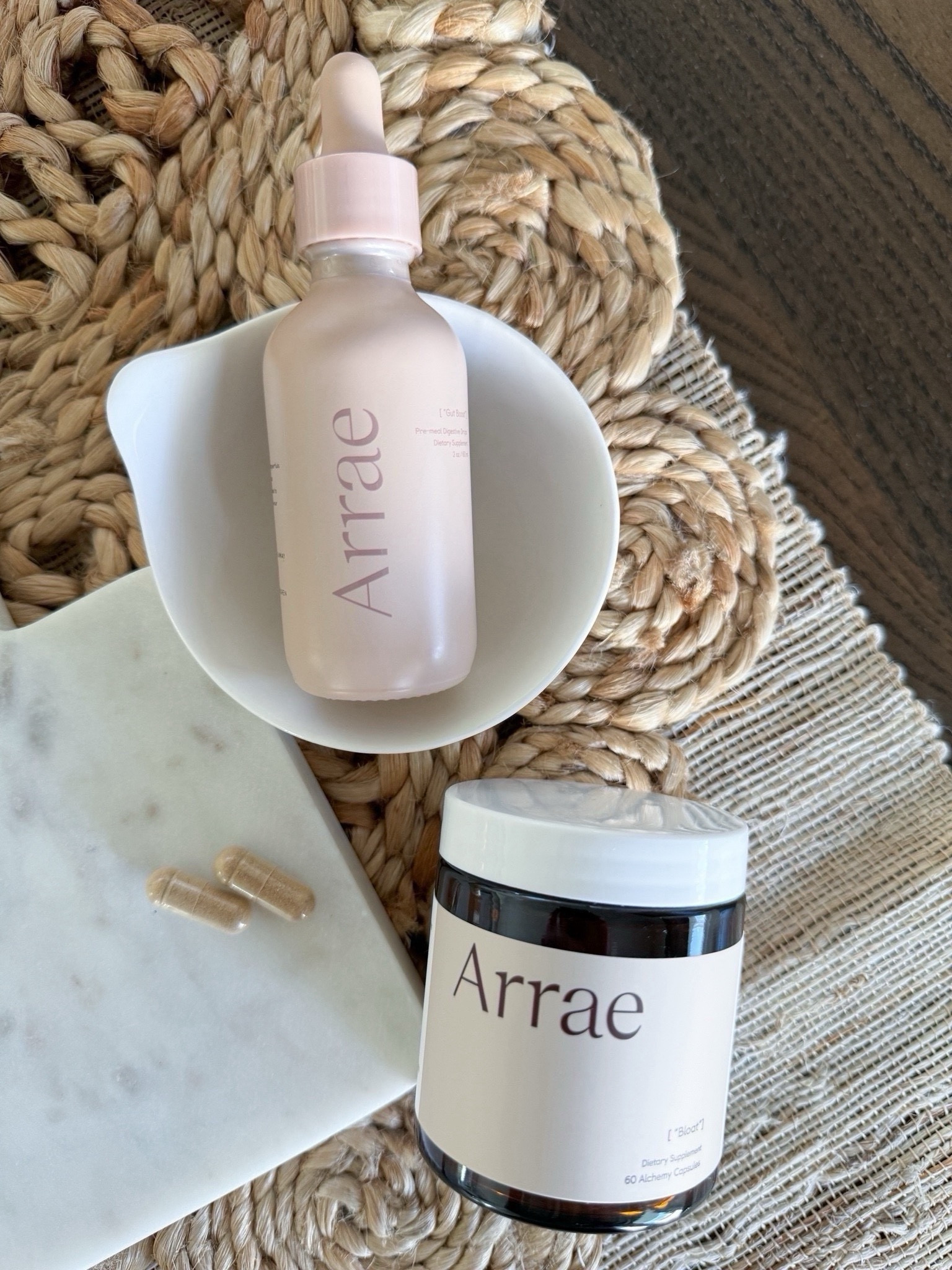 
Get back on track & say goodbye to cravings and bloating 

- Clinically shown to reduce bloating by 86% through eliminating excess gas*
- Supports a balanced appetite and preserves the feeling of fullness*
- Reduces IBS symptoms by 77% including abdominal pain and constipation*
- Curbs sugar cravings to promote healthy glucose levels*
- Contains organic ingredients and works within an hour for immediate relief*

Health 
Wellness 
Supplements 
Gut Health
Arrae
Bloating 



#LTKFitness #LTKActive #LTKBeauty