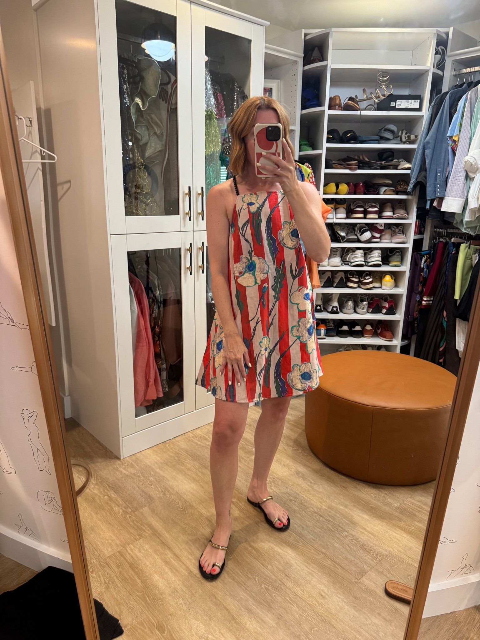 Little summer smock with the cutest back! 