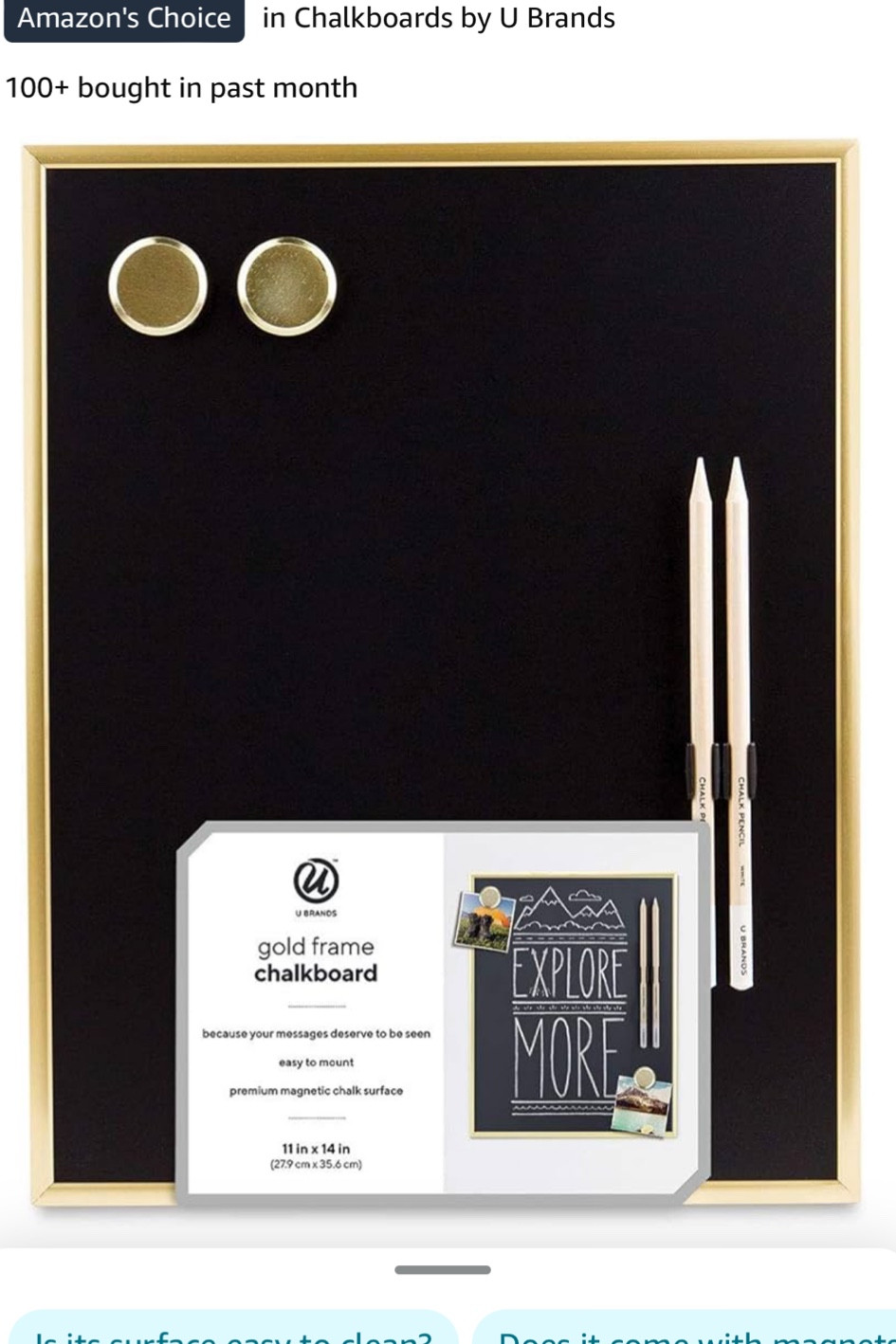 The cutest chalkboard for welcome notes or announcements!

#LTKWorkwear #LTKHome #LTKBacktoSchool