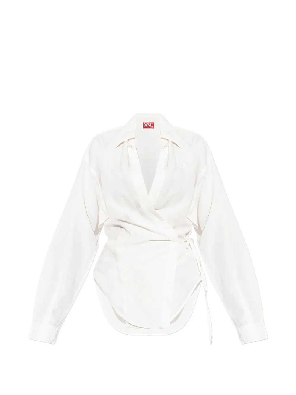 Diesel wrap-tie Blouse | White | FARFETCH | Farfetch Global