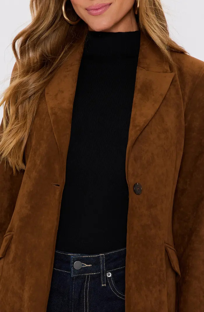Maeve Faux Suede Blazer | Nordstrom