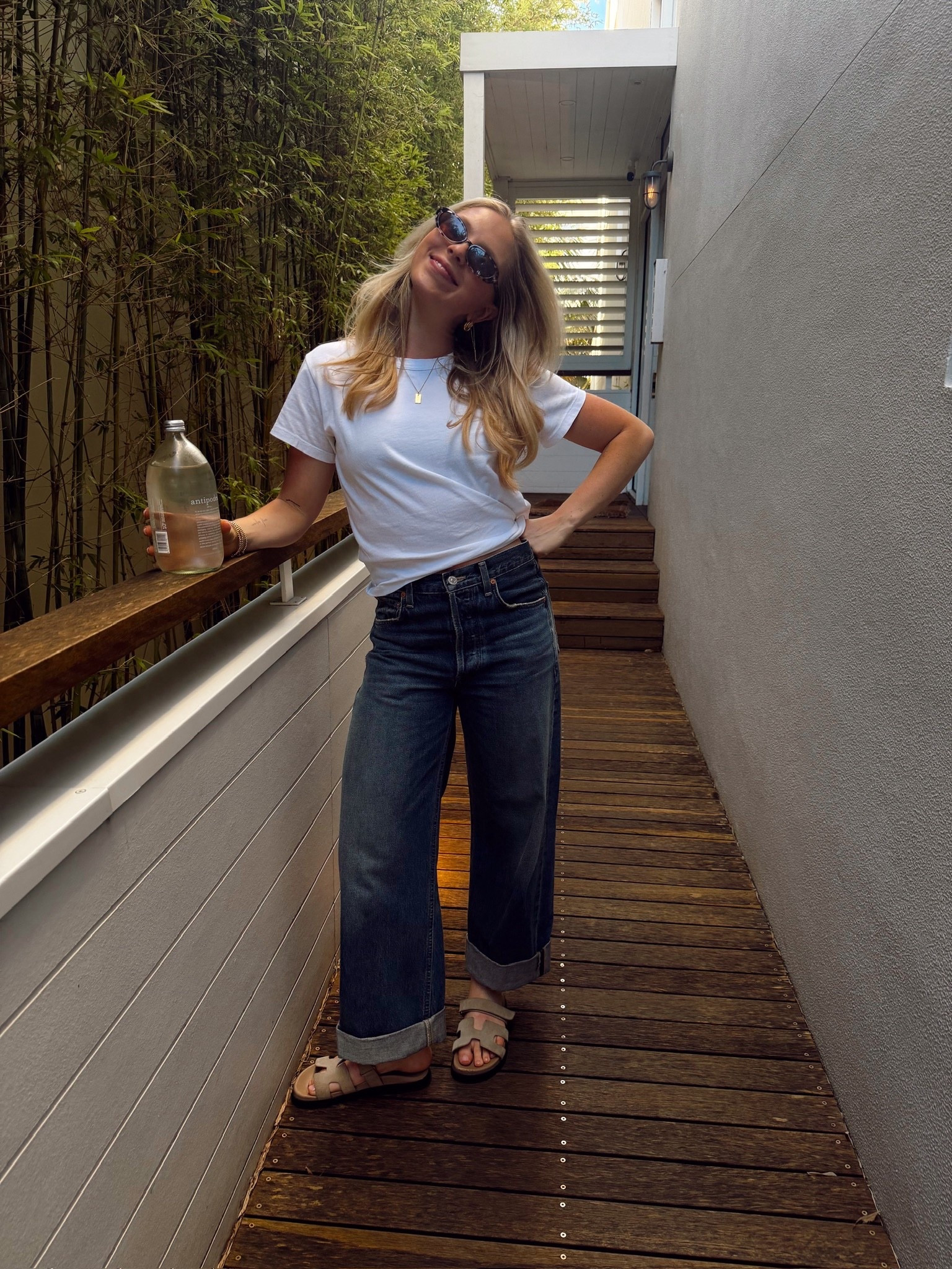 dinner outfit in Australia 🫶🏼🫶🏼🫶🏼- everyone needs a staple white tee x

#LTKTravel #LTKSeasonal #LTKootd