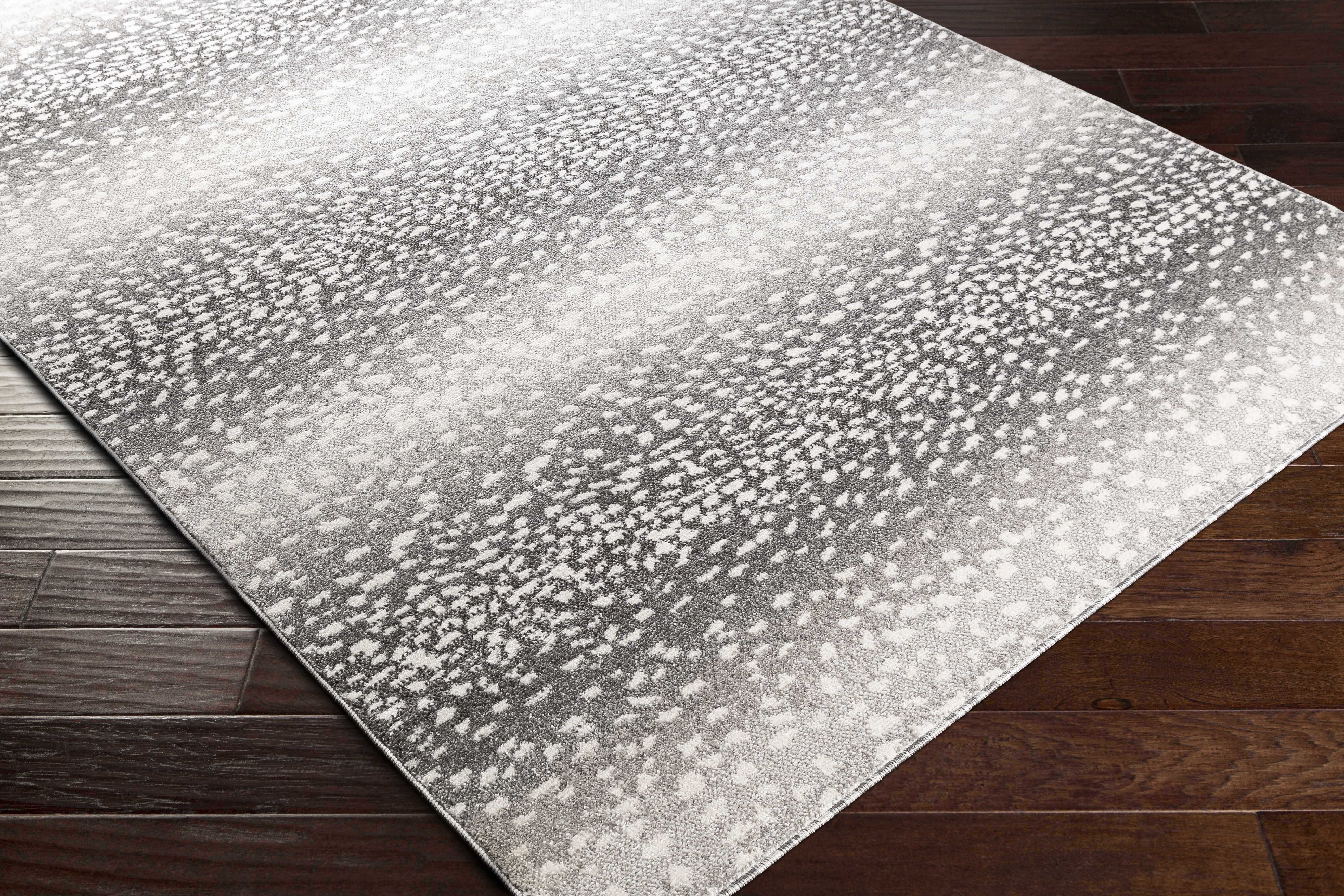 Gray Widnoon Cheetah Print Area Rug | Boutique Rugs