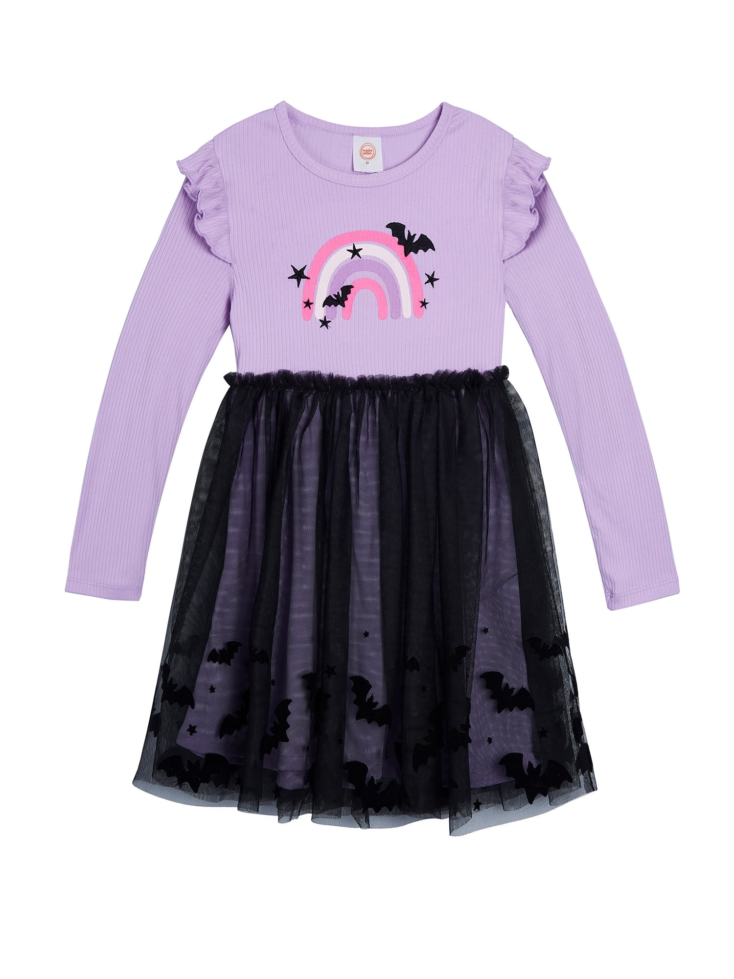 Wonder Nation Toddler Girl Halloween Tutu Dress, Sizes 2T-5T | Walmart (US)