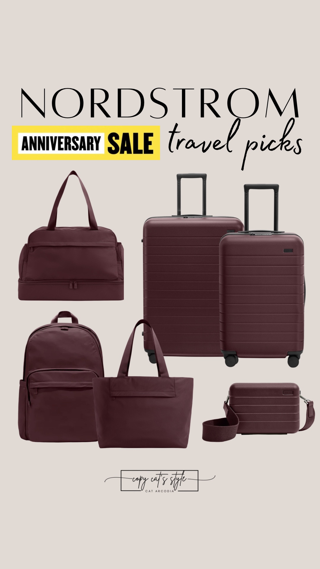 Nordstrom Anniversary Sale is here! Shop my Nordstrom travel picks. 
Nordstrom luggage sets, Nordstrom travel, Nordstrom Fall, Nordstrom accessories, Nordstrom bags

#LTKSaleAlert #LTKOver40 #LTKTravel