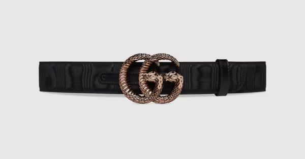 Gucci Belt with Double G snake buckle | Gucci (US)