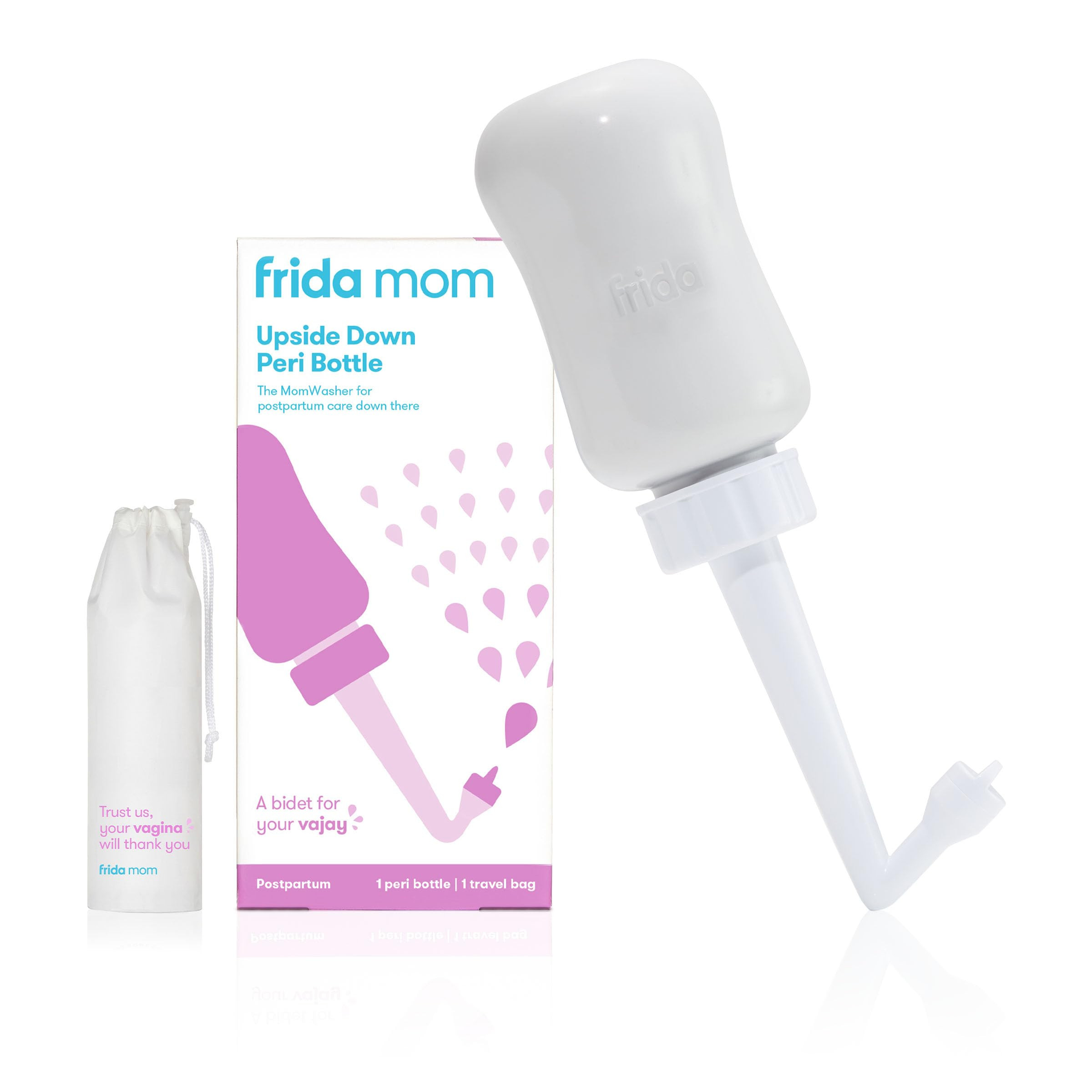 Frida Mom Upside Down Peri Bottle for Postpartum Care, Portable Bidet Perineal Cleansing and Reco... | Amazon (US)