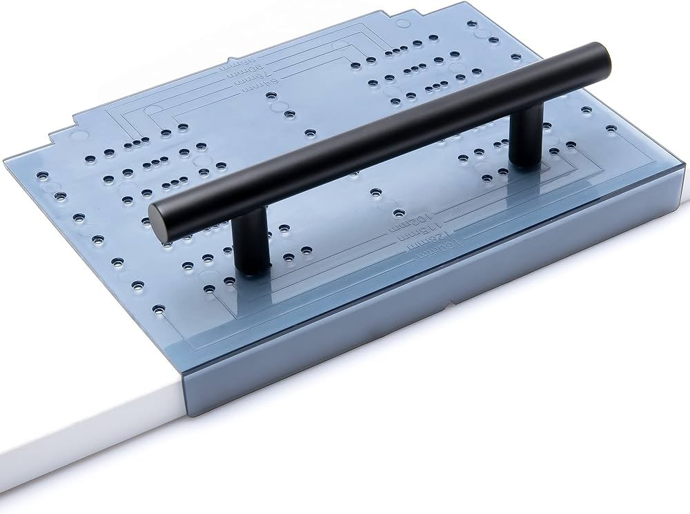 Ravinte Cabinet Handle Template Tool Drawer Knob Pull Drill Mounting for Hardware Guide 1 Pack | Amazon (US)