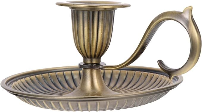 Vintage Style Candle Holders with Brass Plating for Home Decor, Wedding, Party, Dinner Table, Liv... | Amazon (US)