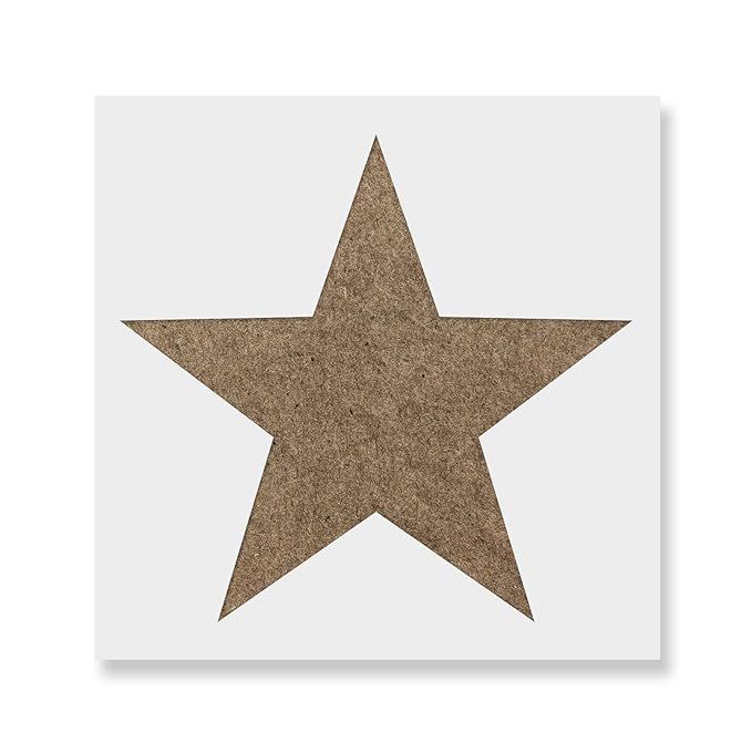 Star Stencil Template for Walls and Crafts - Reusable Stencils for Painting in Small & Large Sizes | Amazon (US)