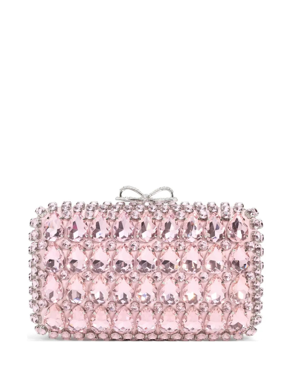 Self-Portrait Clutch Con Decorazione | Rosa | FARFETCH IT | Farfetch Global