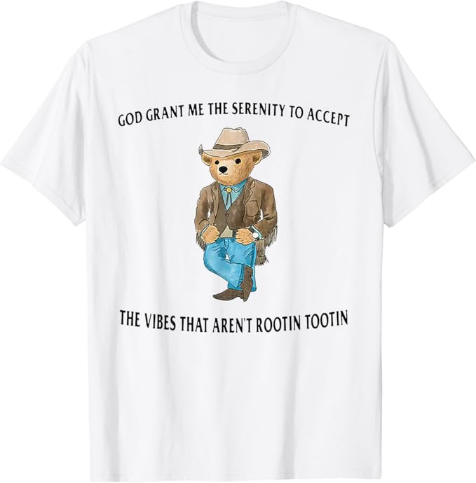 God Grant Me the Serenity to Accept the Vibes T-Shirt | Amazon (US)