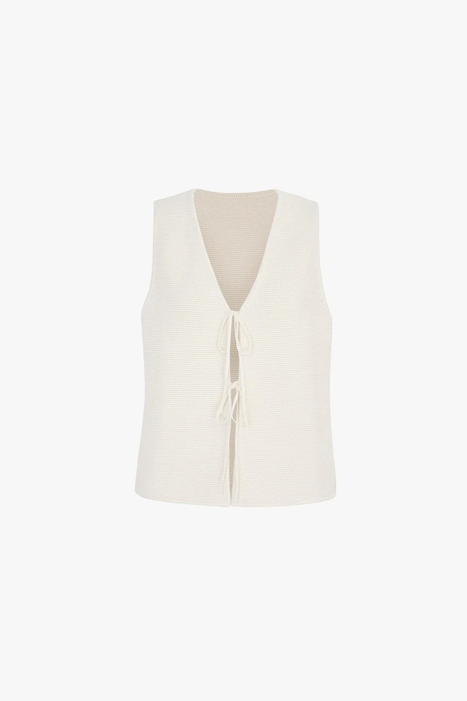 Isla | Knitted Tank in Ivory | ALIGNE | ALIGNE UK & EU