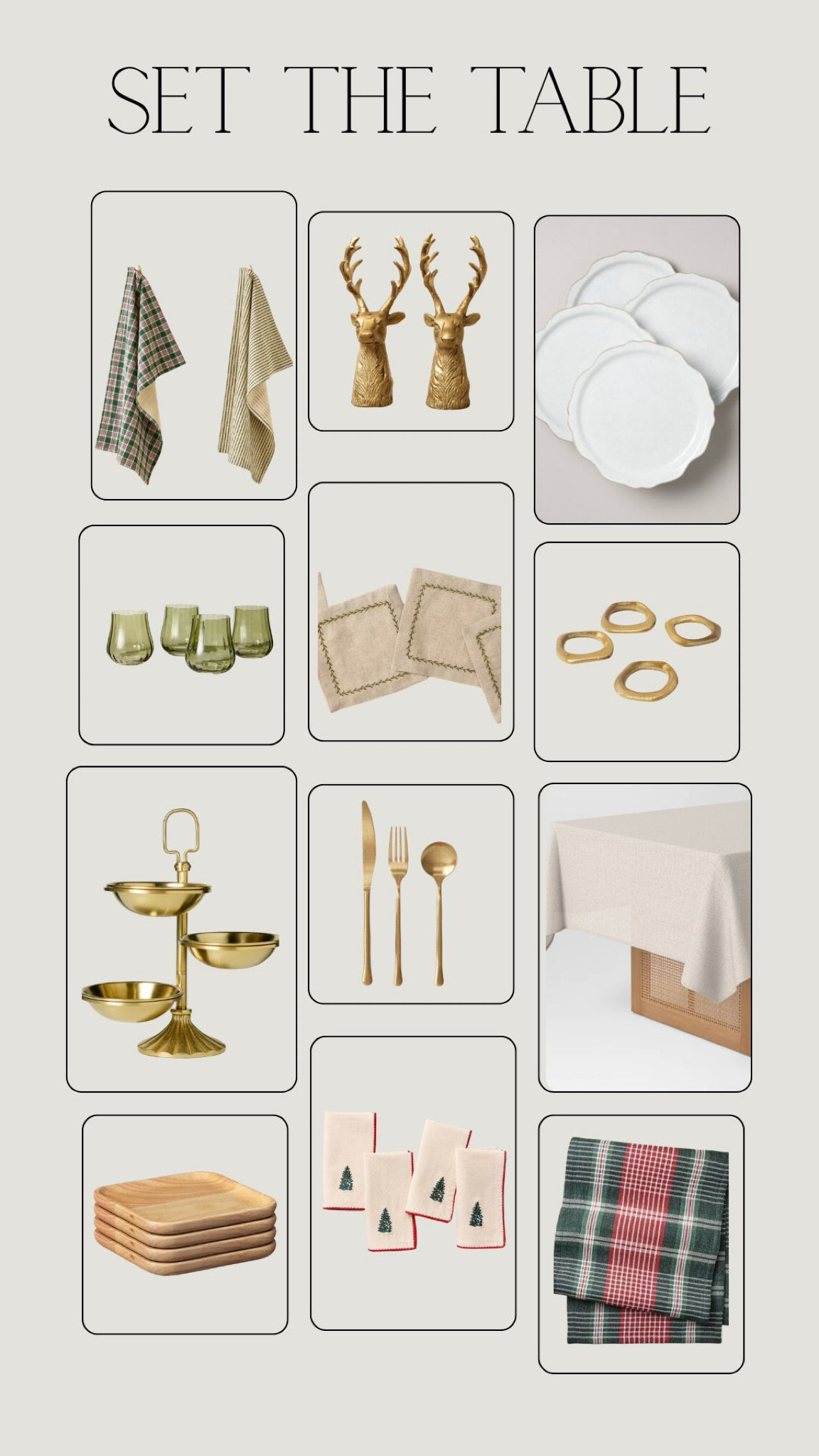 Set the holiday table! Neutral table top items for Christmas and Thanksgiving holidays at affordable prices 

#LTKHoliday #LTKHome