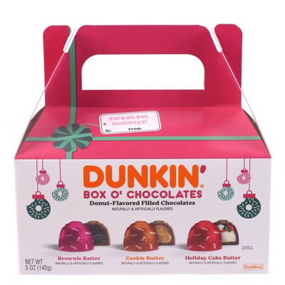 Dunkin' Donuts Christmas Box Chocolates - 5oz | Target