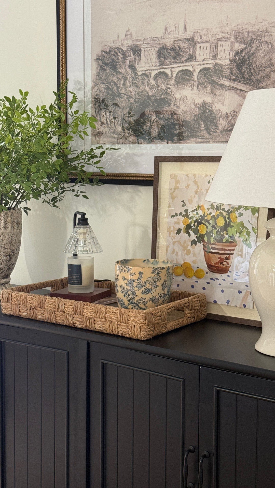 Style my sideboard with me 🫶🏼 collected, warm neutrals, and balanced.

Comment SHOP for a similar look! 

This is part of my open concept area. It took almost 2 years of trying to make it flow with the rest of the home and this is IT. Sometimes you just have to start from zero and put the rest together. 

My open concept is neutral but warm, a lot of browns, whites, wood tones. Making the open concept *flow,* this space also had to follow that scheme. Sometimes black furniture pieces feel heavy, but it’s great to break up any space if you have a lot of neutral/wood tone pieces in your home!

#homedecor #sideboardstyling #Itkhome #neutralhome #homeinspo