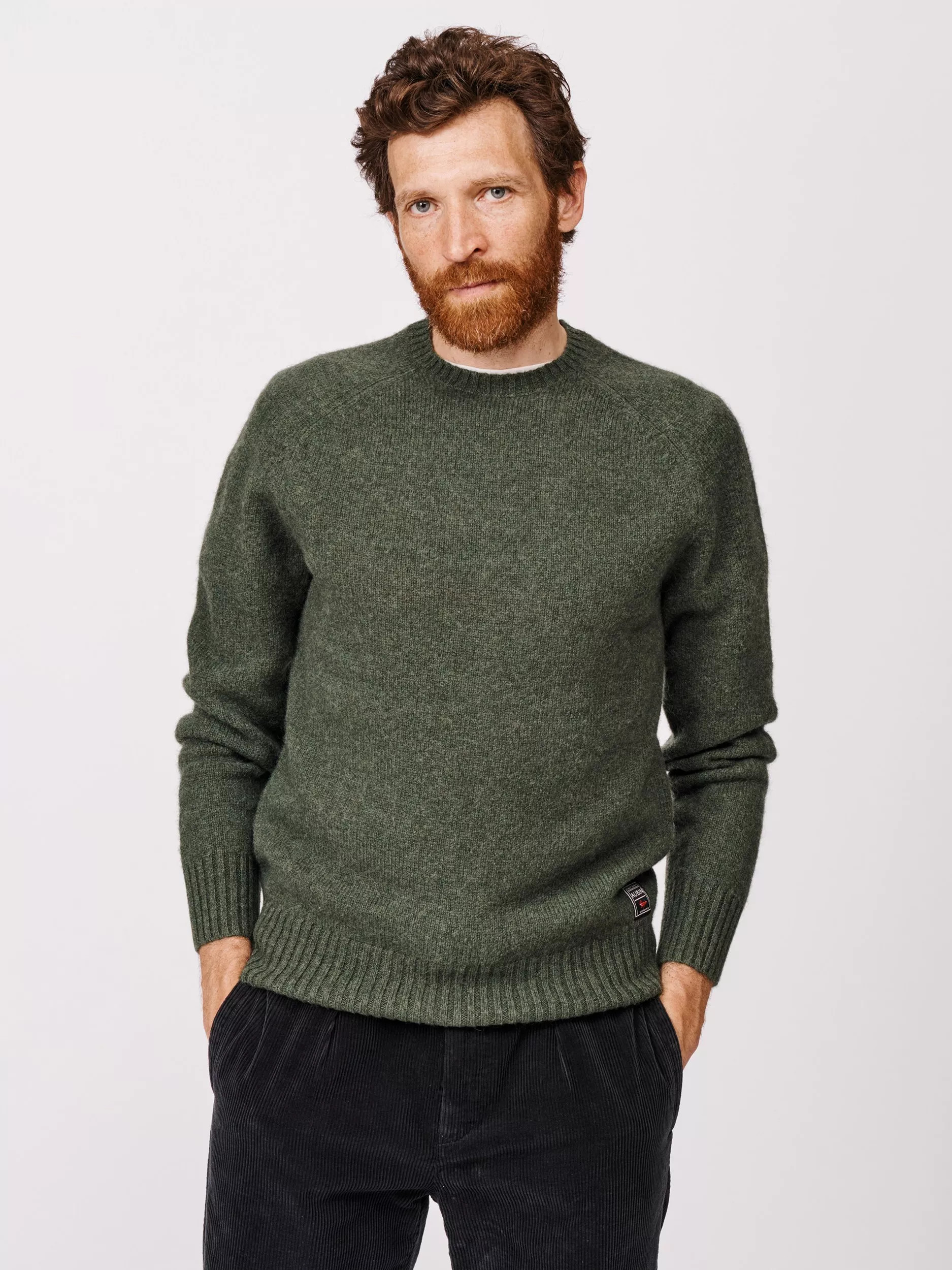 Aubin Prestwick Wool Crew Jumper | John Lewis (UK)