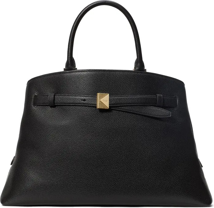 Kate Spade New York large deco pebble leather satchel | Nordstrom | Nordstrom