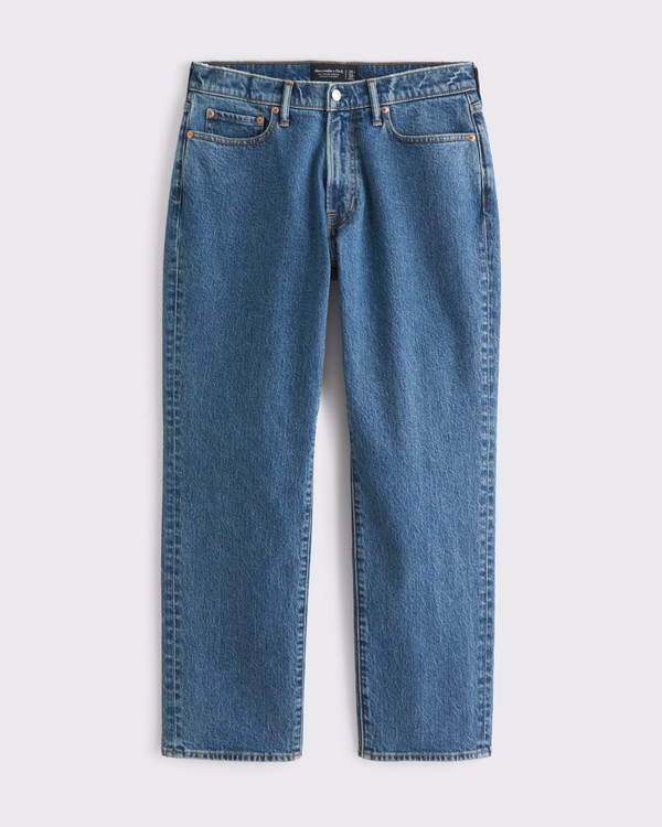 Athletic Straight Jean | Abercrombie & Fitch (US)