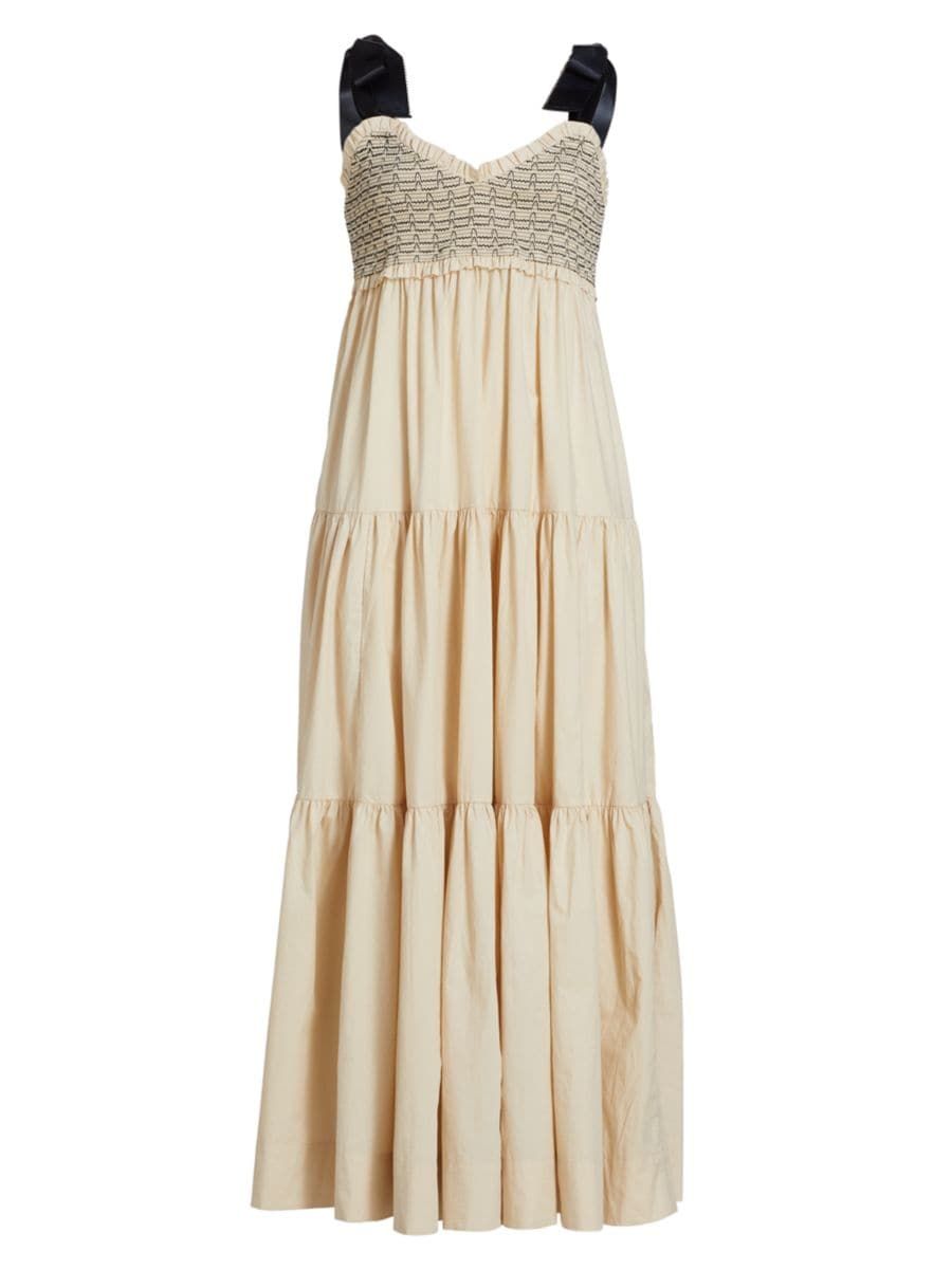 Bluebell Ribbon-Strap Maxi Dress | Saks Fifth Avenue