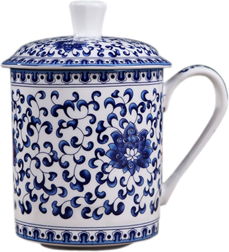 Convenient Travel Home Office Chinese Gongfu Loose Leaf Tea/Coffee Brewing System- Bone China Por... | Amazon (US)