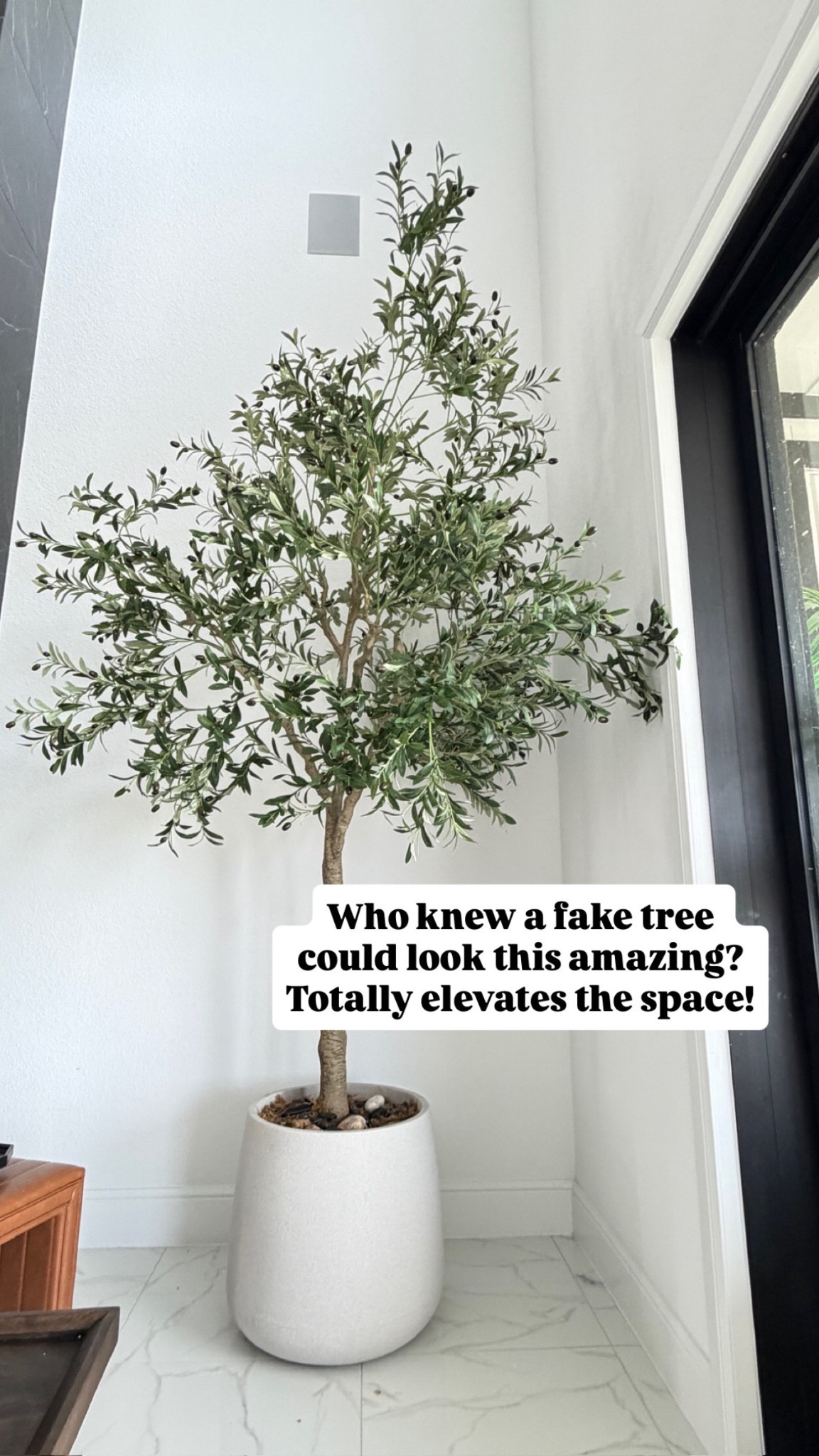 I absolutely love my faux olive tree! 🌿 It adds such a fresh, natural touch to my home without the hassle of watering or maintenance. 

#LTKHome