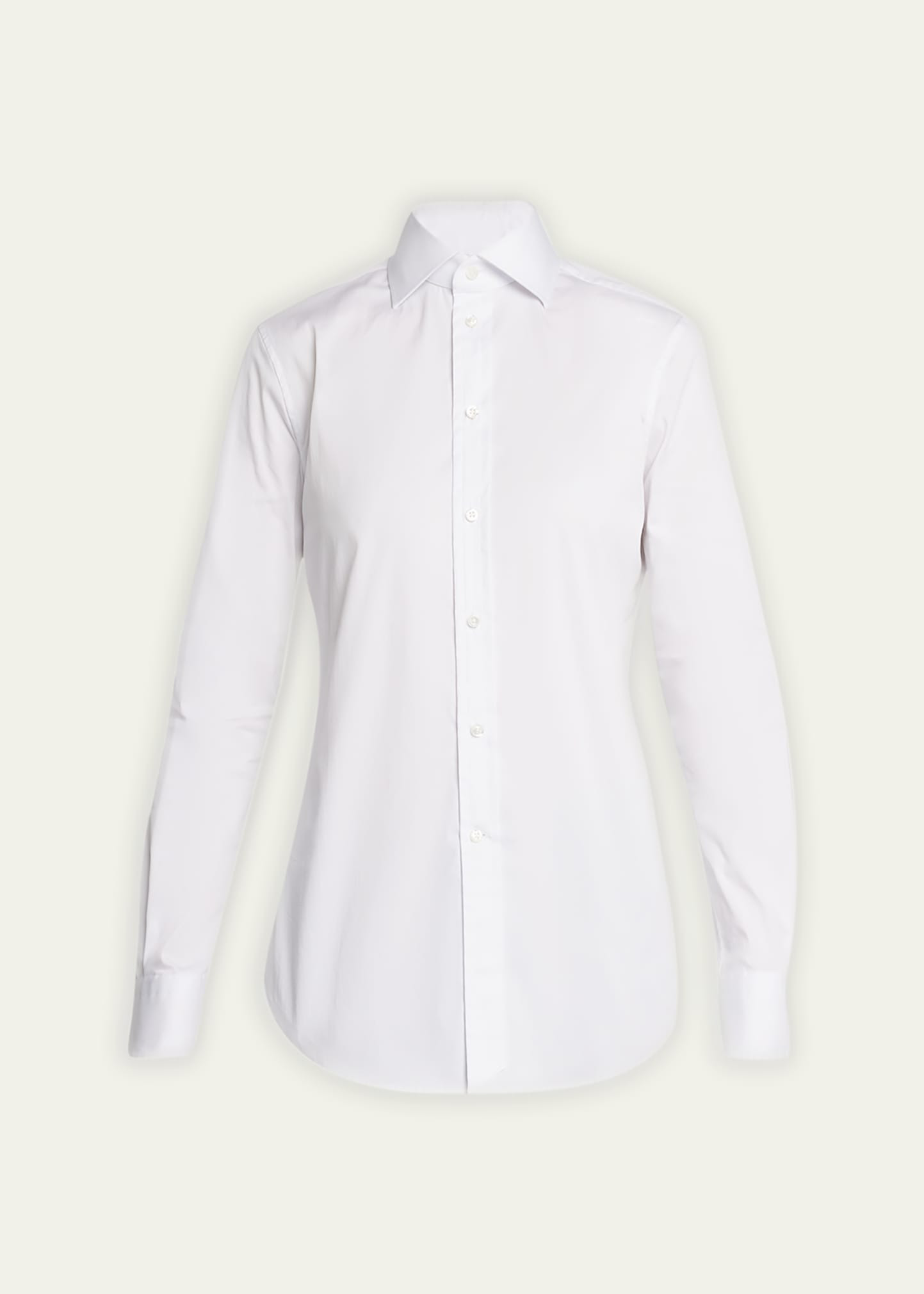 Ralph Lauren Collection Charmain Stretch Poplin Shirt | Bergdorf Goodman