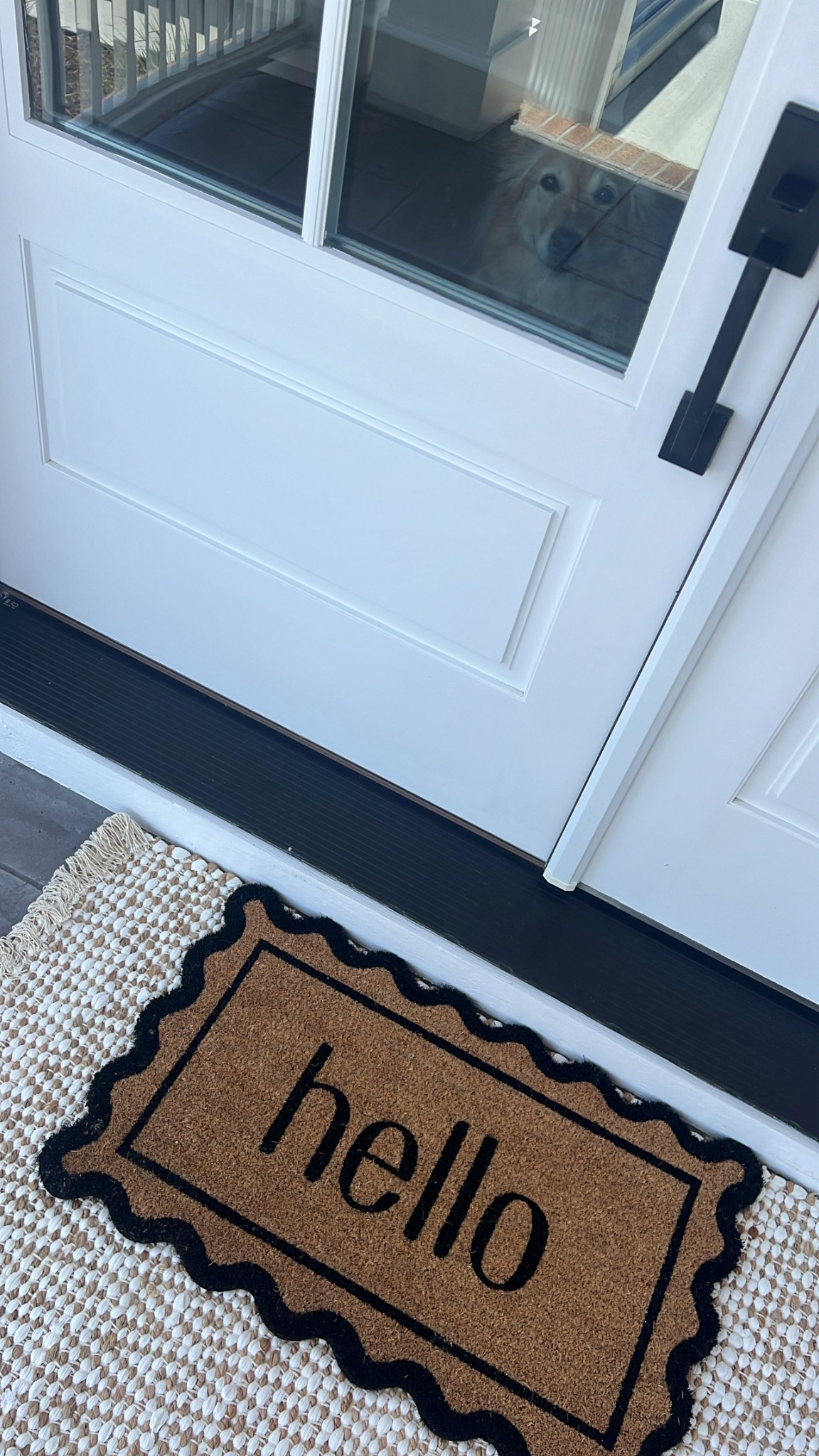 doormat link! 

we have the anthro one, but wanted to show a more affordable option as well + rug is homegoods! 

#LTKFindsUnder50 #LTKHome