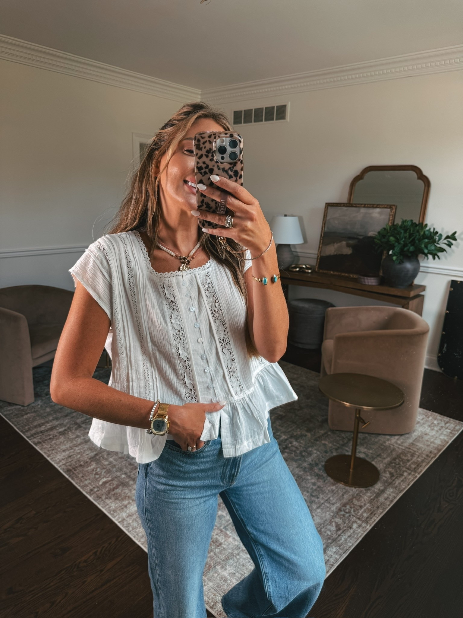 Look for less! This top is so cute and perfect for late summer early fall!

#LTKootd #LTKgrwm #LTKmomlife