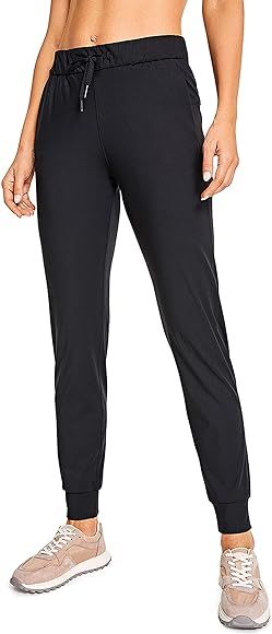 CRZ YOGA 4-Way Stretch Golf Joggers for Women, 27" Casual Travel Workout Pants, Lounge Athletic S... | Amazon (US)