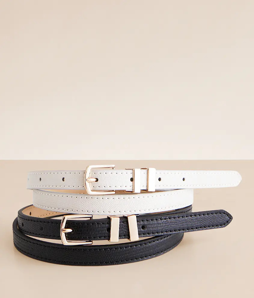Skinny Duo Belt Set | Buckle