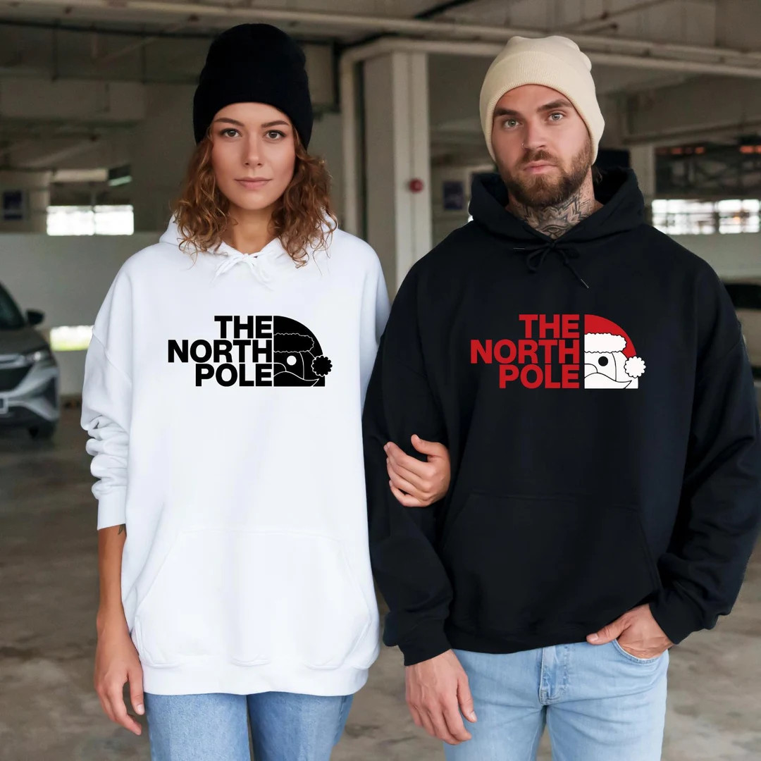 The North Pole Christmas Sweatshirt Xmas Funny | Etsy (US)