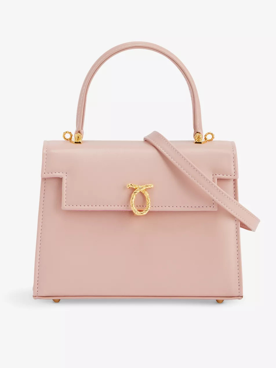 Judi leather top-handle bag | Selfridges