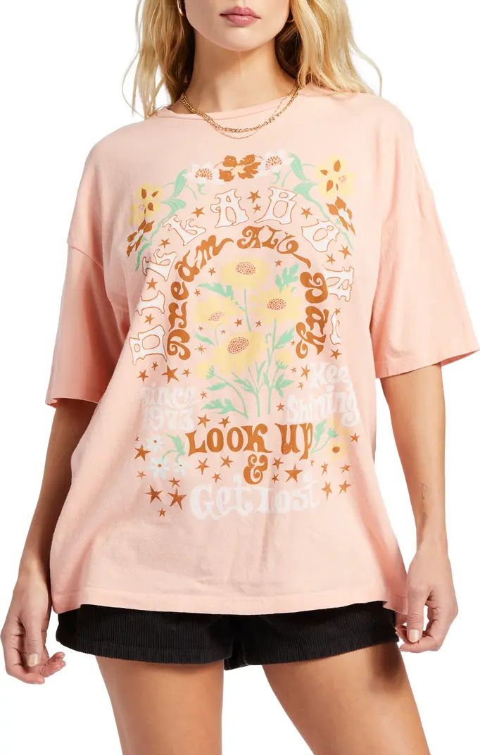 Billabong x Sun Chasers Look Up Oversize Cotton Jersey Graphic T-Shirt | Nordstrom | Nordstrom