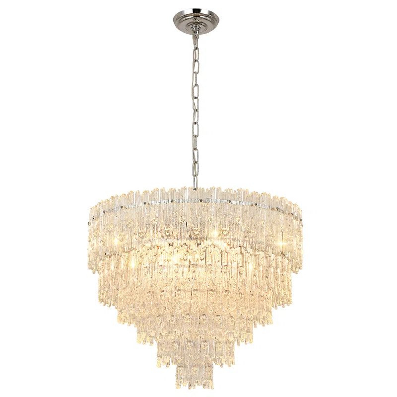 Neco 8 - Light Dimmable Tiered Chandelier | Wayfair North America