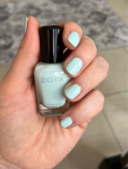 New nail color for spring and summer! Color is Eleni from Zoya. Baby blue/ Tiffany Blue. Nail polish  

#LTKbeauty #LTKSeasonal #LTKfindsunder50