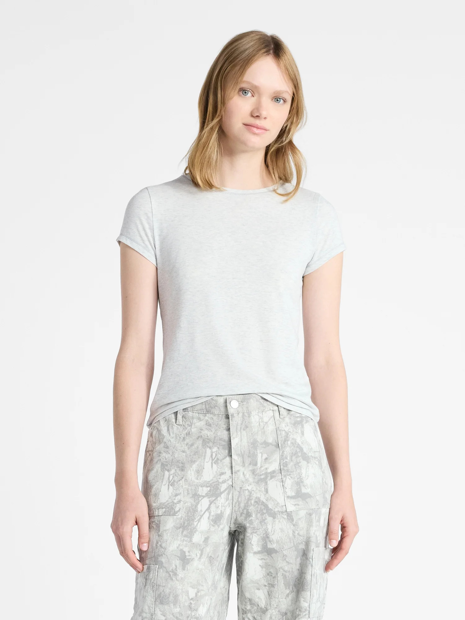 No Boundaries Crew Neck Tee with Short Sleeves, 1 or 3-Pack, Women’s | Walmart (US)