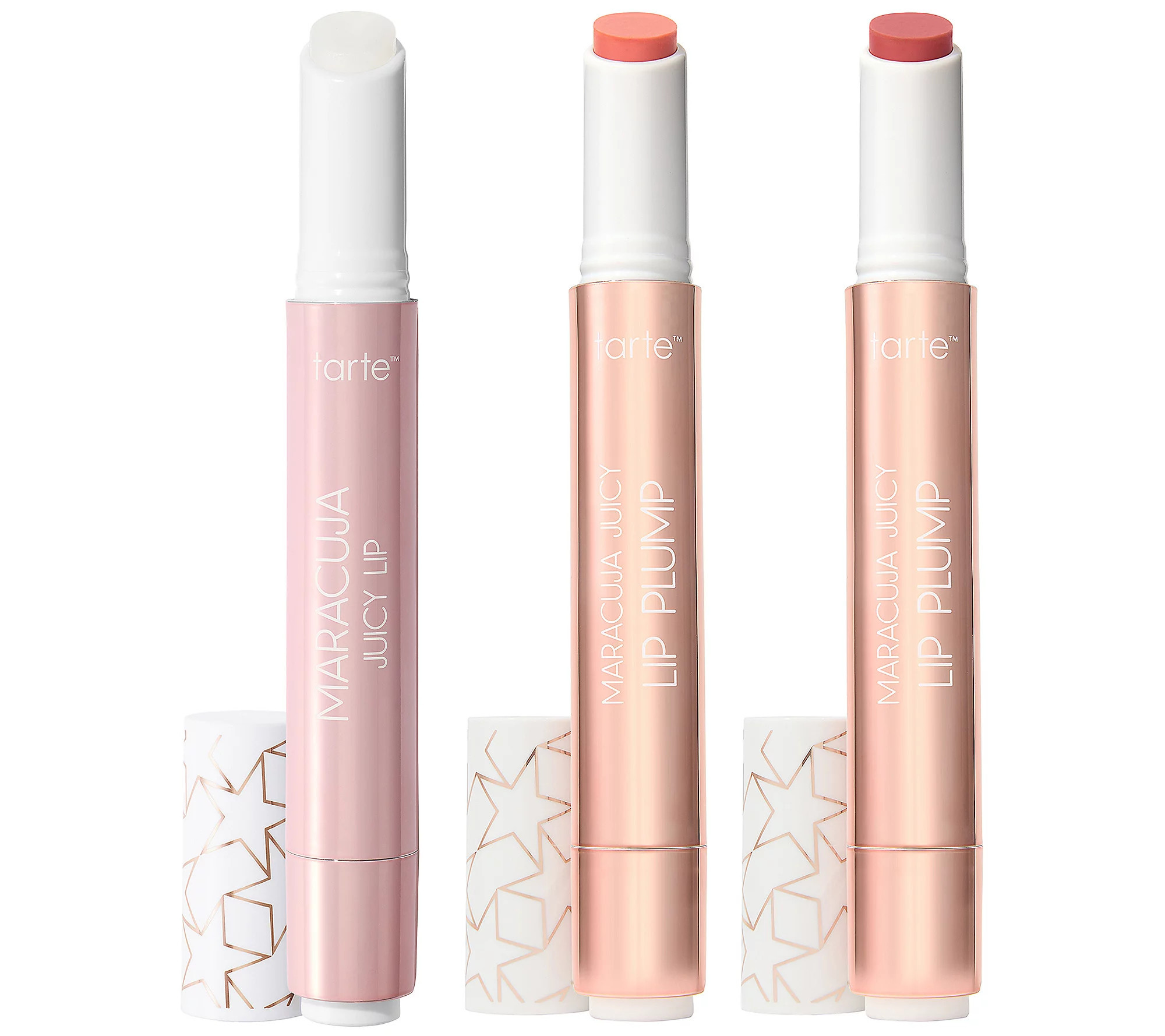 tarte super-size maracuja juicy lip trio | QVC