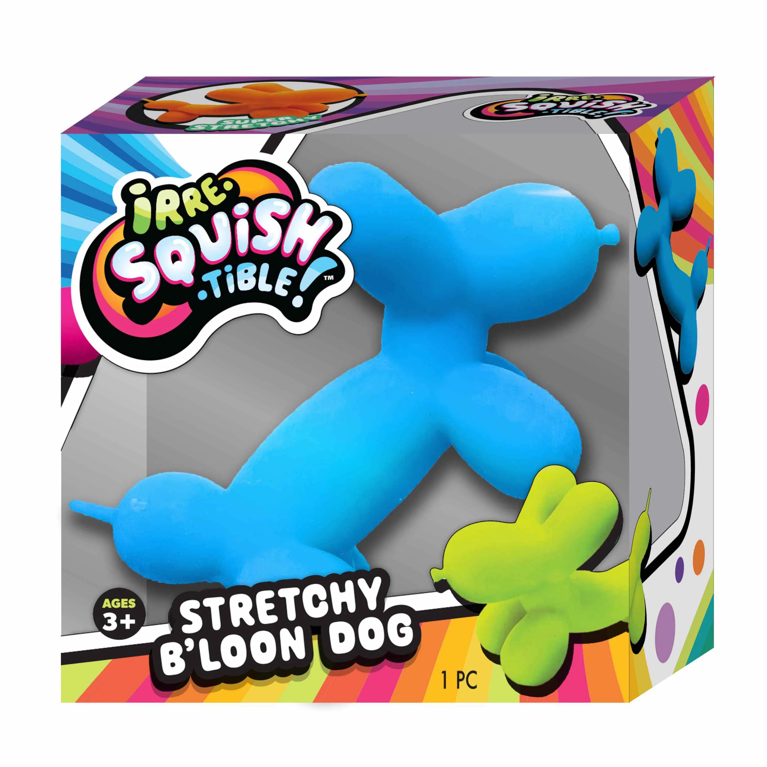 Ja-Ru Irre-Squish-tible B'loon Dog -Child Novelty Toy TPR- 4 Colors, all ages novelty toy | Walmart (US)