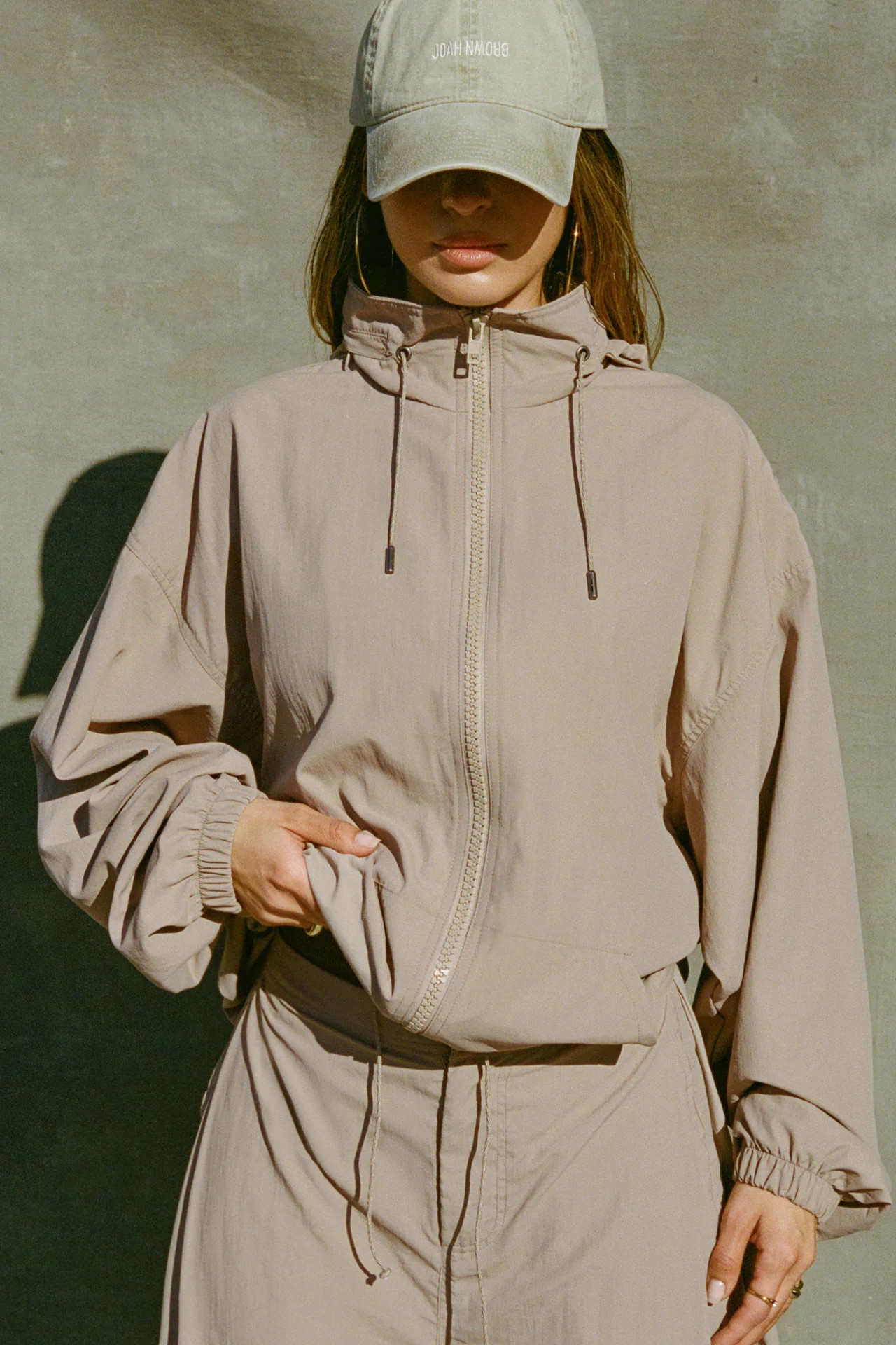 Classic Windbreaker Jacket - Fawn | Joah Brown